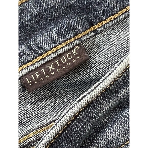 NYDJ Not Your Daughter’s Crop Jeans Wide Leg Size 12 Blue Stretch Denim - Picture 4 of 5